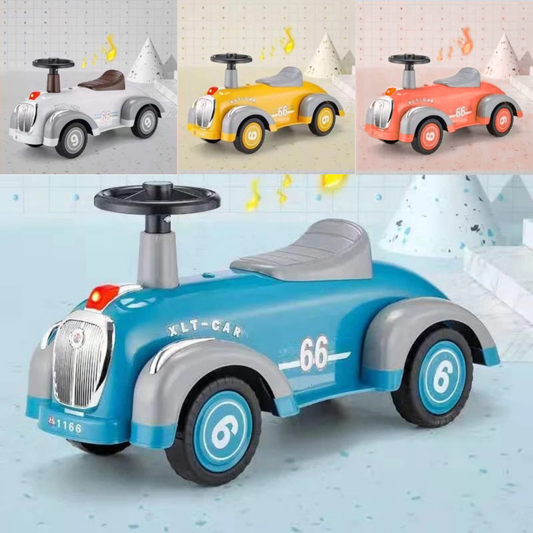 Ride-On Push Car Toy for Kids – With Music, Easy-to-Ride Design, Assorted Colors