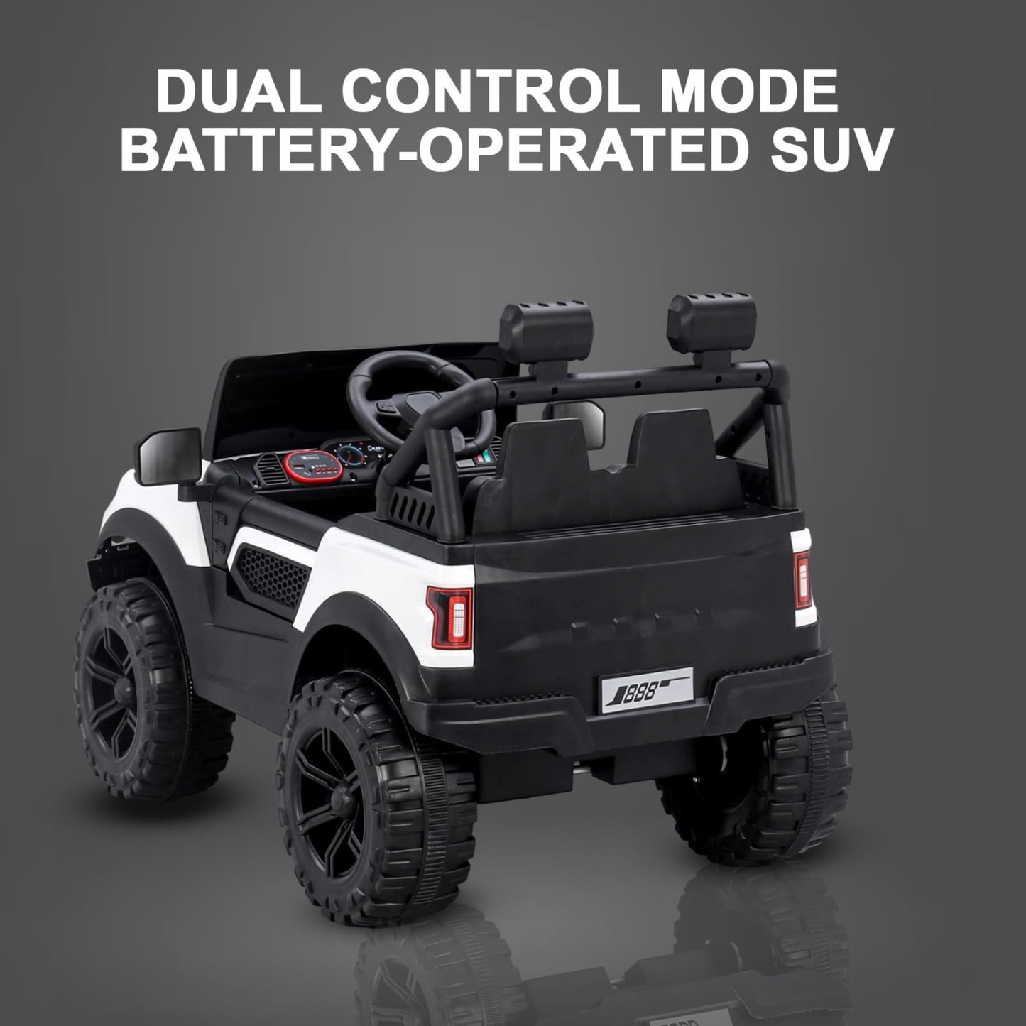 X6 Kids Ride-On Jeep Car | Battery Operated, LED Lights & Music