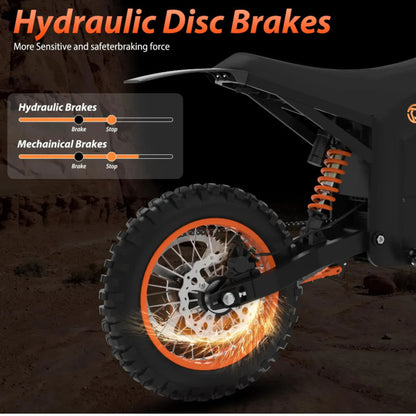 Kugoo Wish 01 Electric Dirt Bike | 1500W Motor | 48V 21Ah Battery | 55km/h