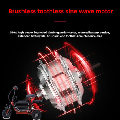 XR Electric 3-Wheel Scooter with 48V Battery