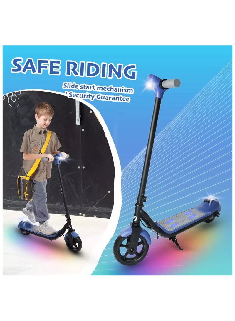 3-Speed Kids & Teens Electric Scooter with LED Display | Blue