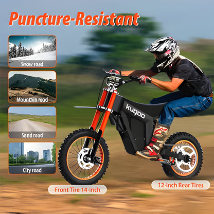 Kugoo Wish 01 Electric Dirt Bike | 1500W Motor | 48V 21Ah Battery | 55km/h