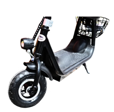 Mini Harley Kids Electric Scooter with Seat & LED, 36V/250W | Black