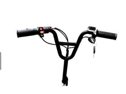 Mini Harley Kids Electric Scooter with Seat & LED, 36V/250W | Black