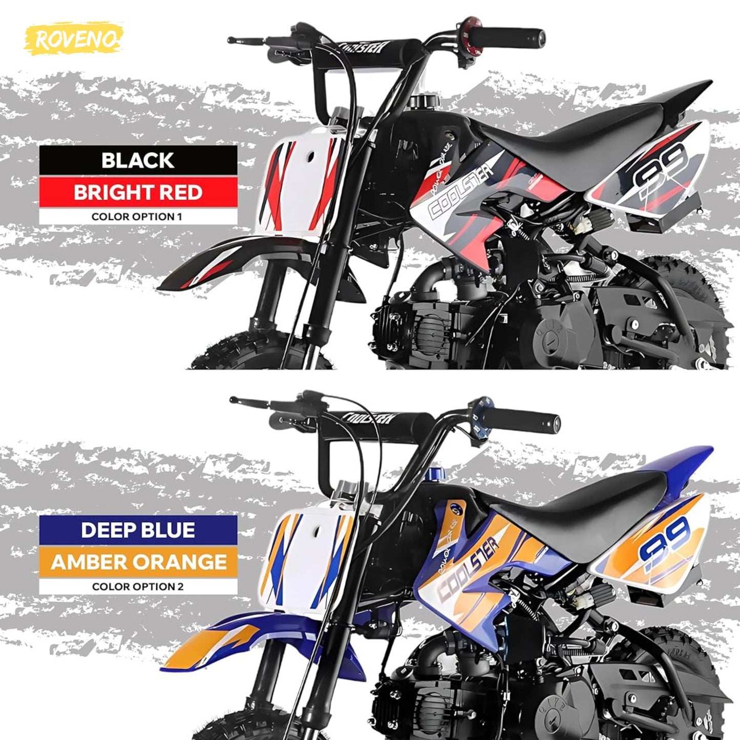 110cc Adult Pit Bike | 4-Stroke Gas Powered Dirt Bike