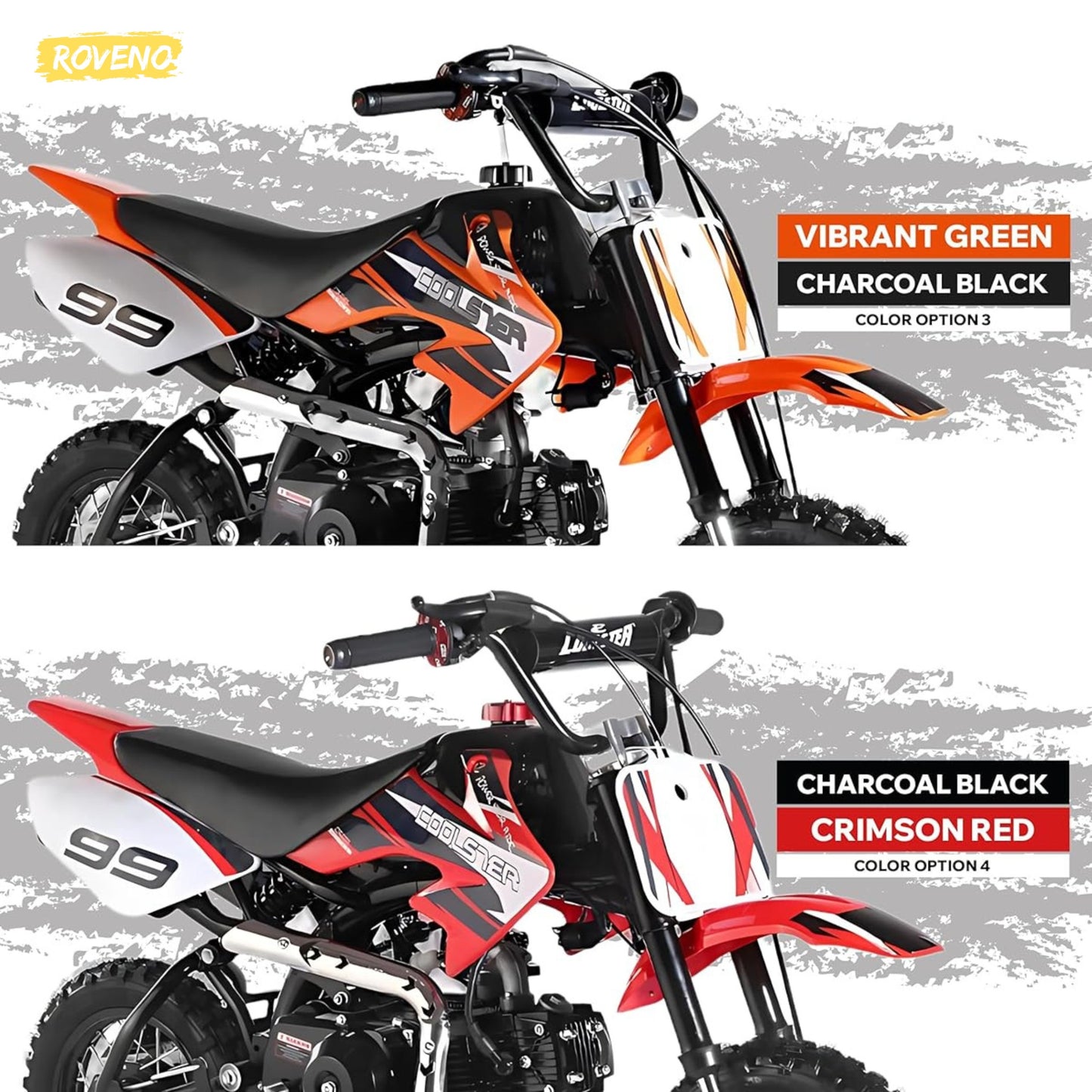 110cc Adult Pit Bike | 4-Stroke Gas Powered Dirt Bike
