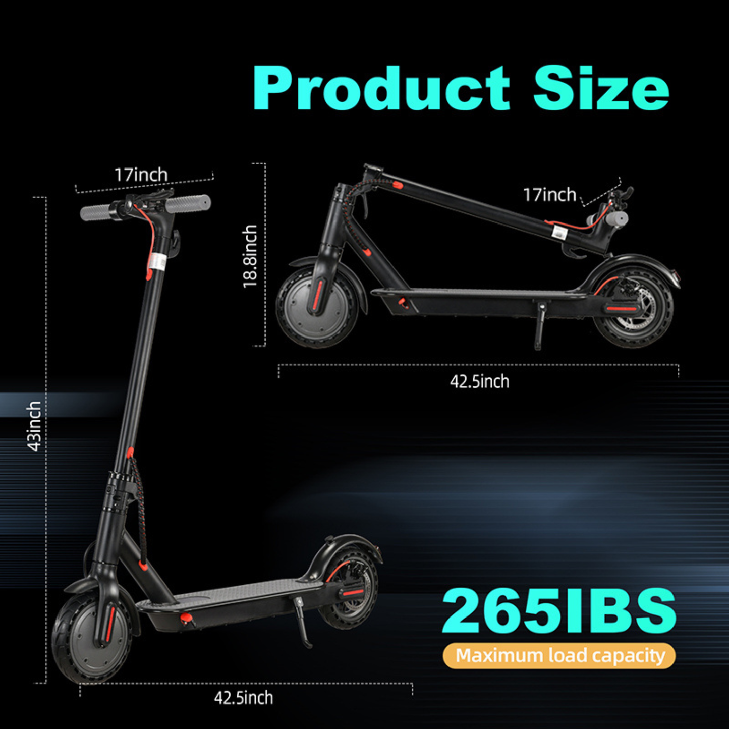 HT01 36V Electric Bike for Adults – 250W Motor