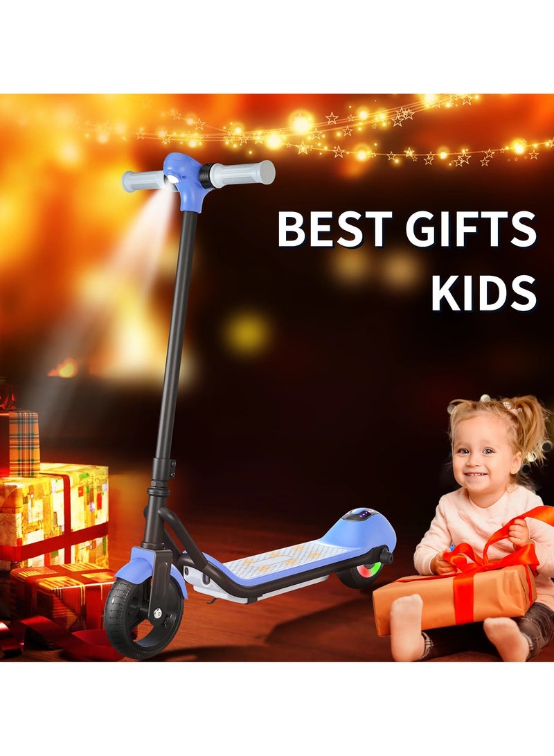 3-Speed Kids & Teens Electric Scooter with LED Display | Blue